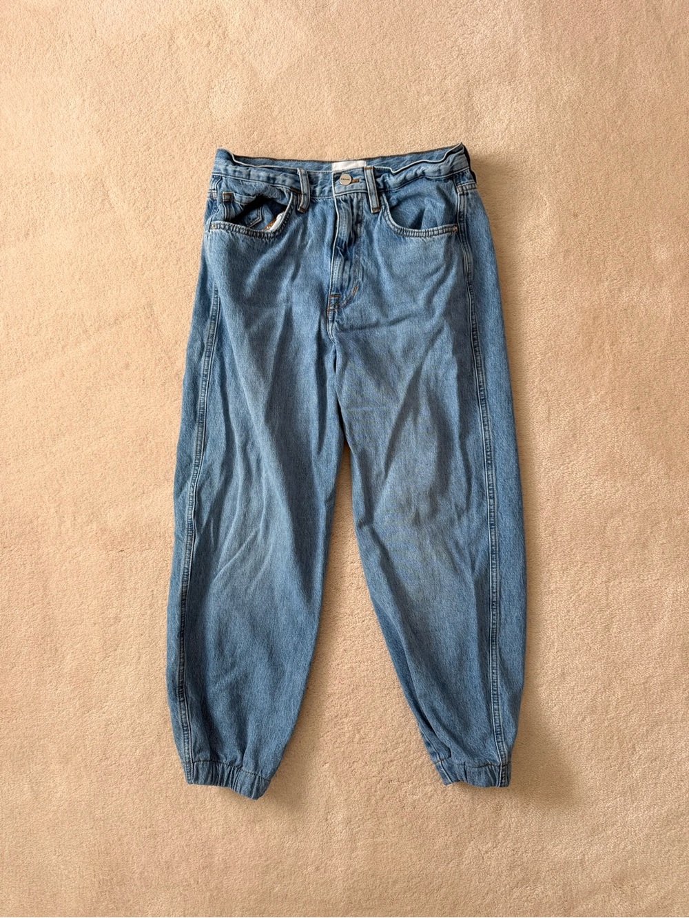 Frame Denim Light Blue Women's Ankle Cropped Jeans